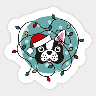 perrito navideño Sticker